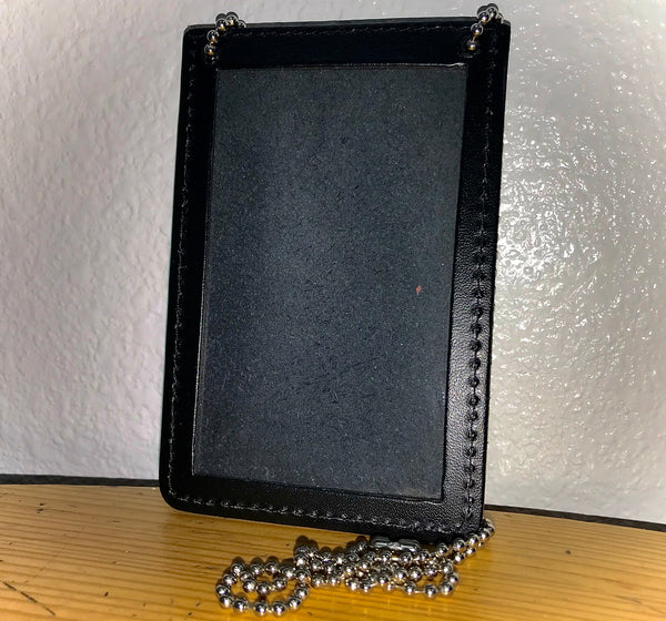 Double ID Holder For Neck With Chain