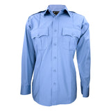 8003L LONG SLEEVE SENIOR CLASS A LIGHT BLUE SHIRT